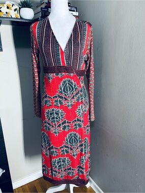 RITU KUMAR Multi- Coloured wrapped Dress